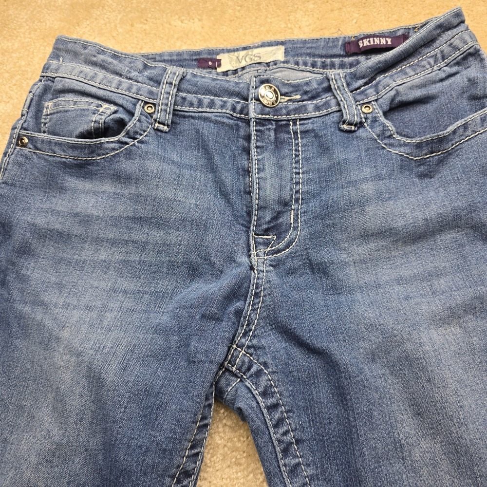 VGS Womens Denim‎ Blue Skinny Jeans Size 6